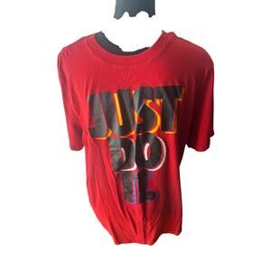 Nike Red “Just Do It” Graphic T-Shirt Size XL